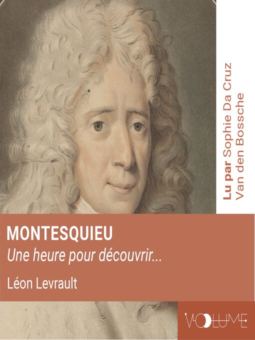 Title details for Montesquieu (1 heure pour découvrir) by Léon Levrault - Available